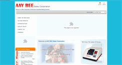 Desktop Screenshot of aaybeesalescorp.com